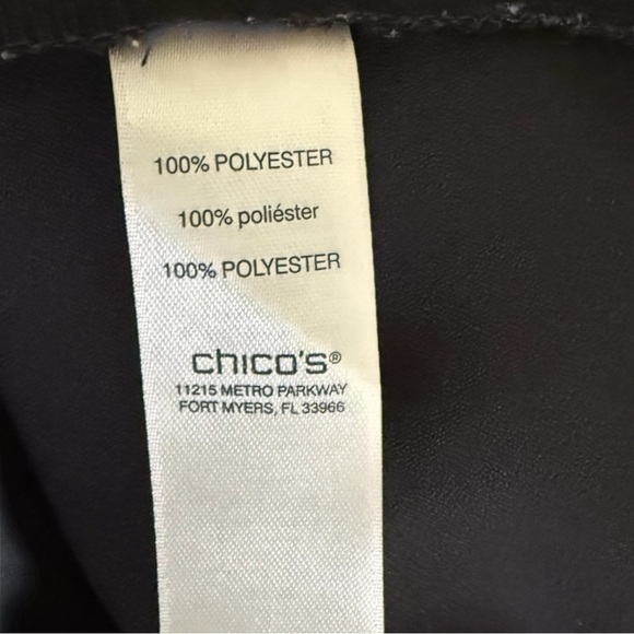 Chico's Charcoal Sleeveless Tank Top - NWOT - Picture 3 of 4